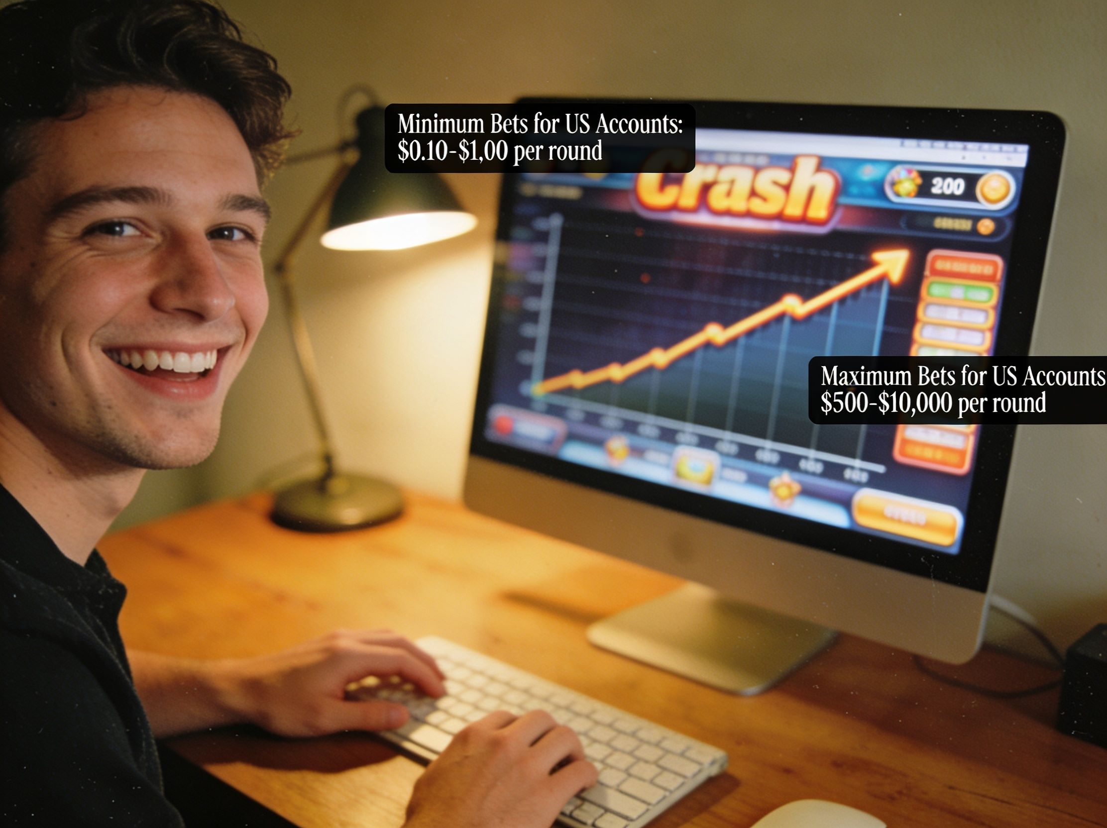 Minimum and Maximum Bets in Crash Gambling for US Accounts